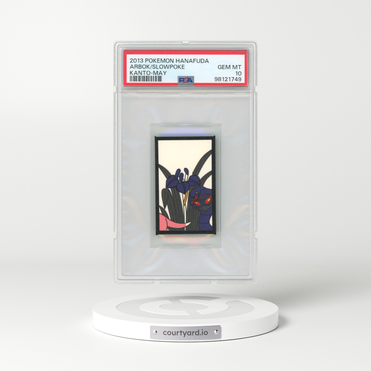 2013 Pokémon Hanafuda Kanto Arbok/Slowpoke (PSA 10 GEM MINT)