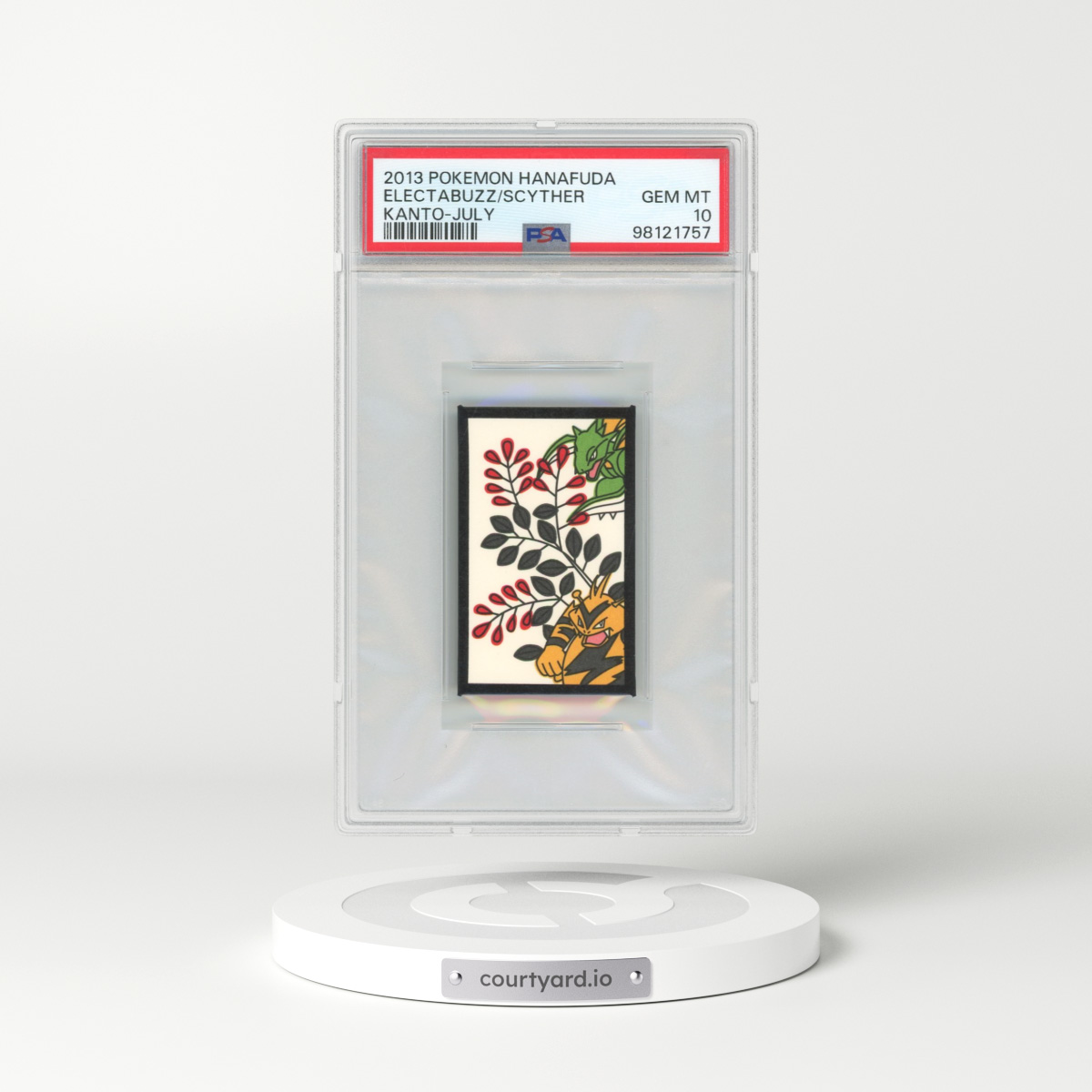 2013 Pokémon Hanafuda Kanto Electabuzz/Scyther (PSA 10 GEM MINT)