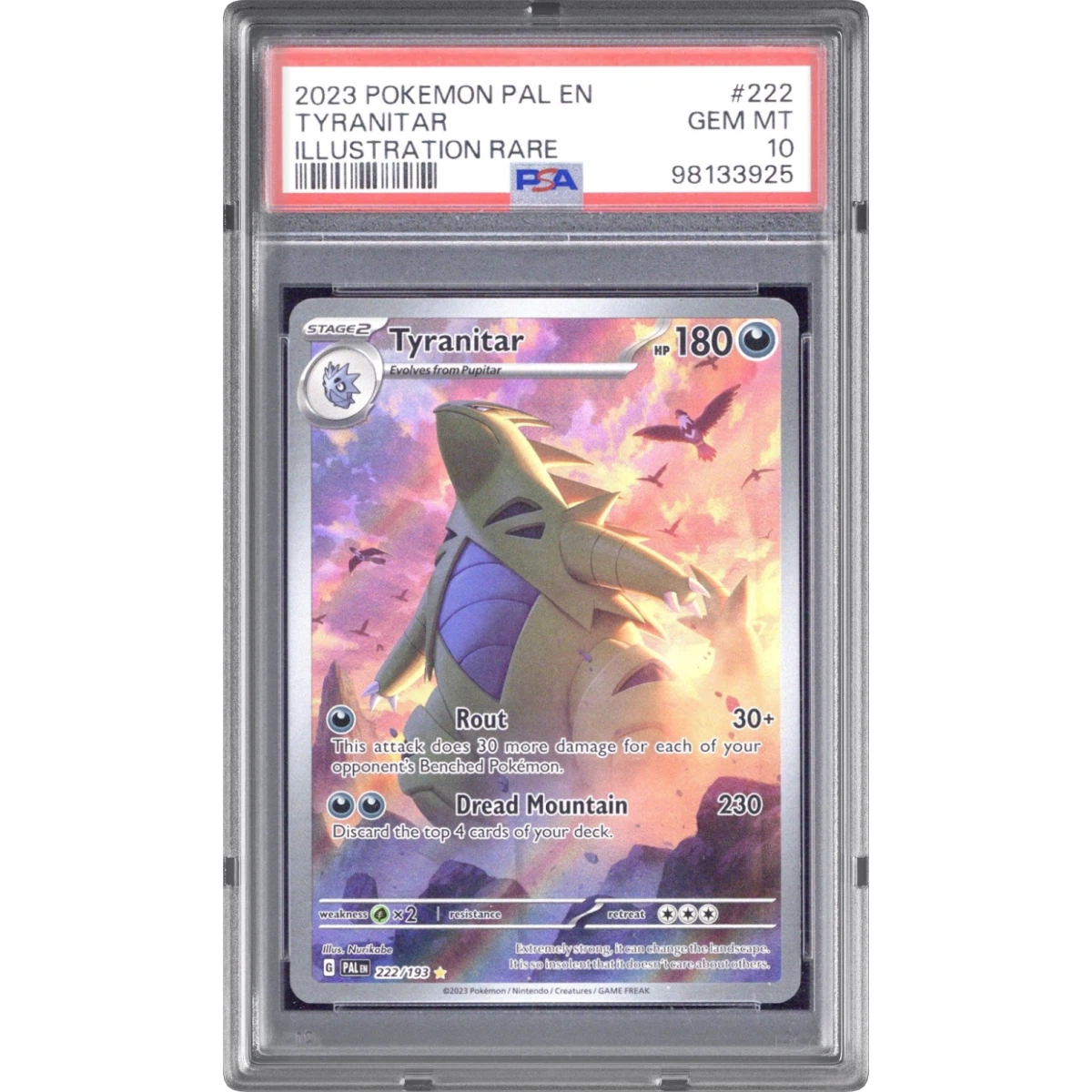 Tyranitar card artwork