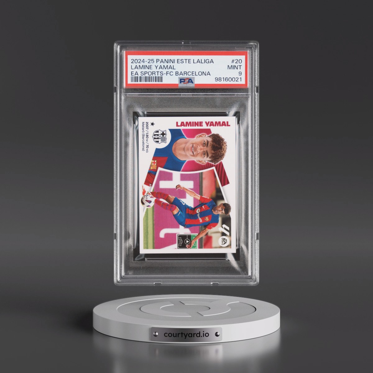 2024 Panini Este Laliga EA Sports #20 Lamine Yamal - FC Barcelona (PSA 9 MINT)