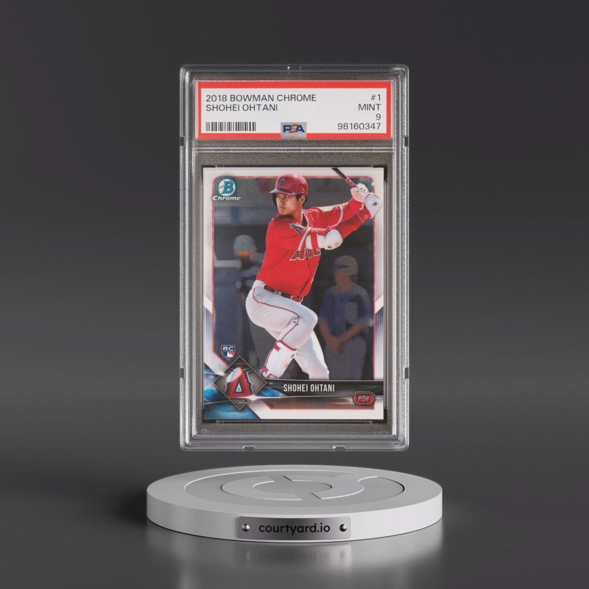 2018 Bowman Chrome Shohei Ohtani #1 PSA 9