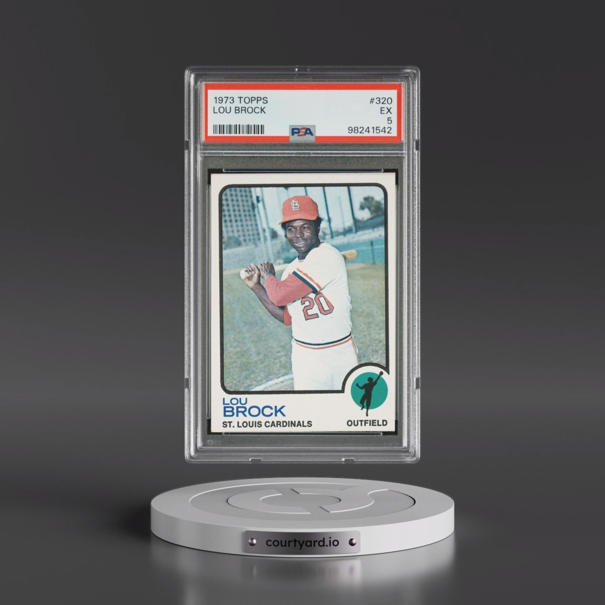 1973 Topps #320 Lou Brock (PSA 5 EX)