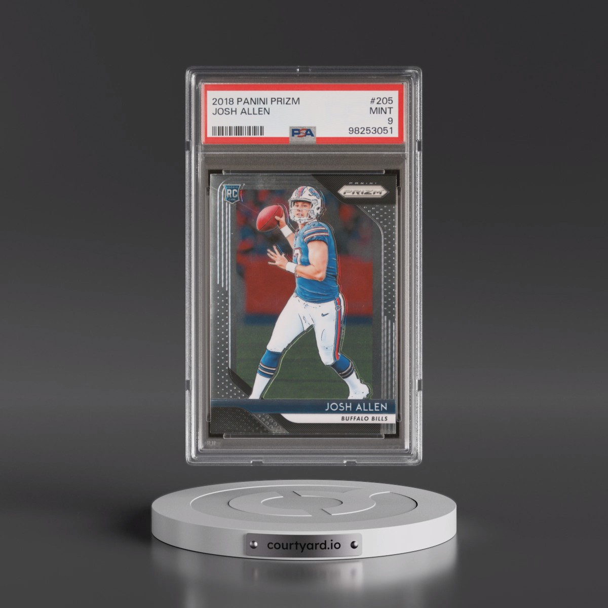 2018 Panini Prizm Josh Allen #205 PSA 9