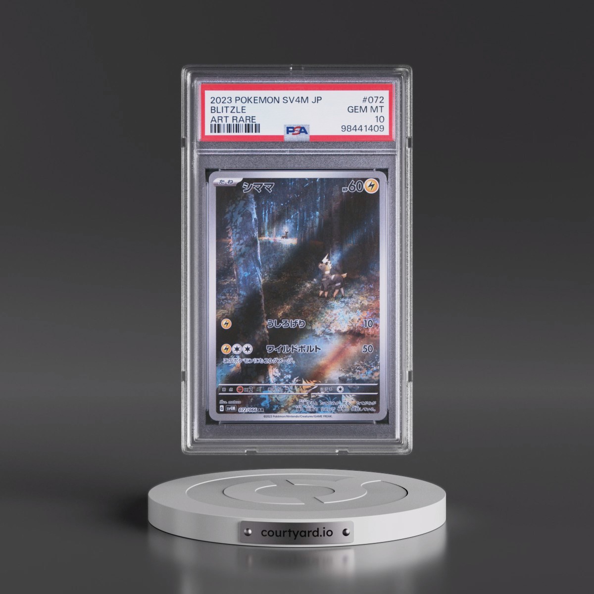2023 Pokémon Sv4m-Future Flash #072 Blitzle - Art Rare (PSA 10 GEM MINT)