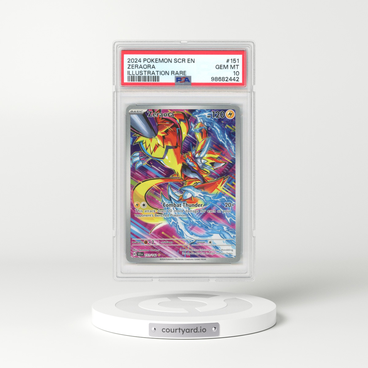 2024 Stellar Crown - SCR EN #151 Zeraora (PSA 10 GEM MINT)