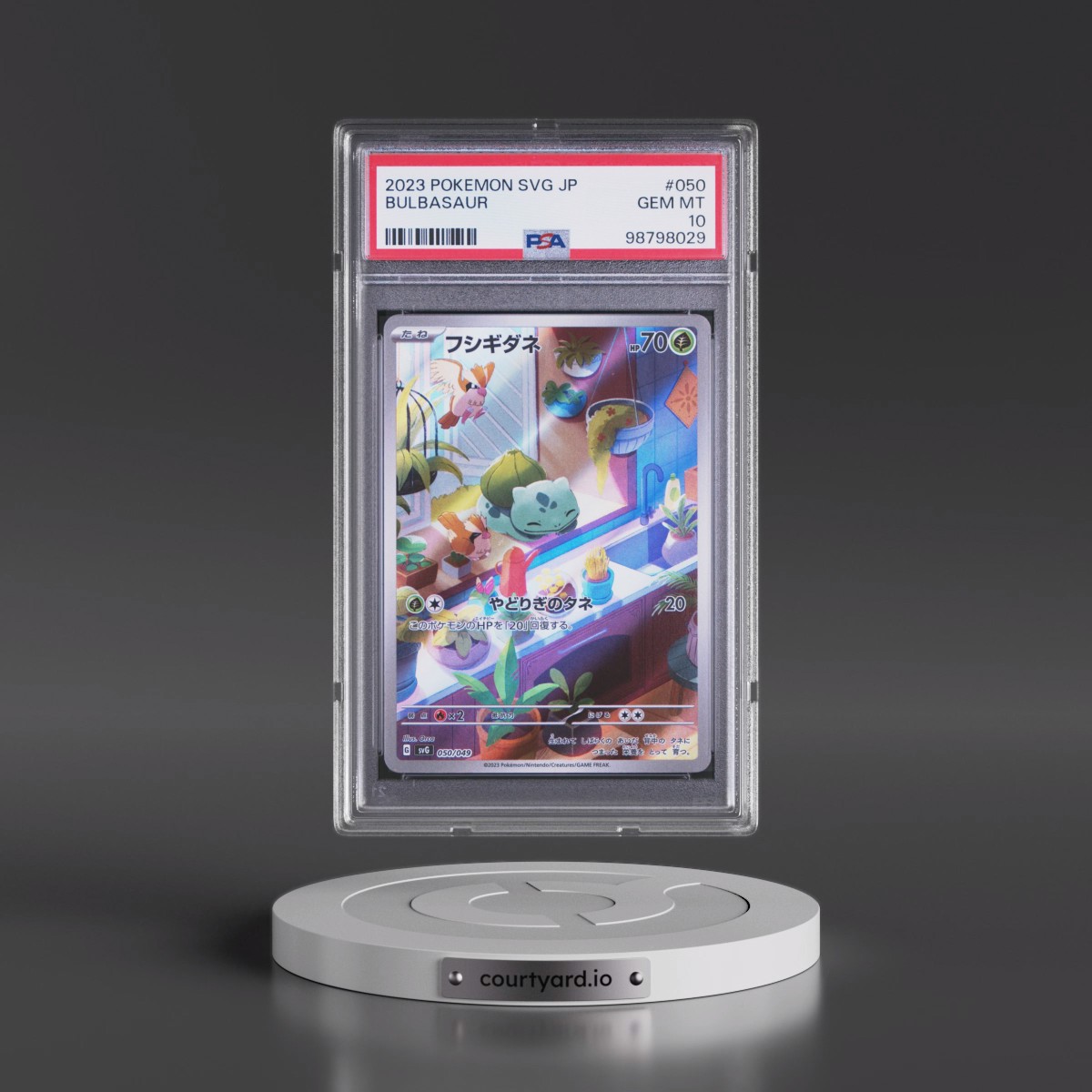 2023 Pokémon Svg-Venusaur & Charizard & Blastoise Special Deck Set EX #050 Bulbasaur (PSA 10 GEM MINT)