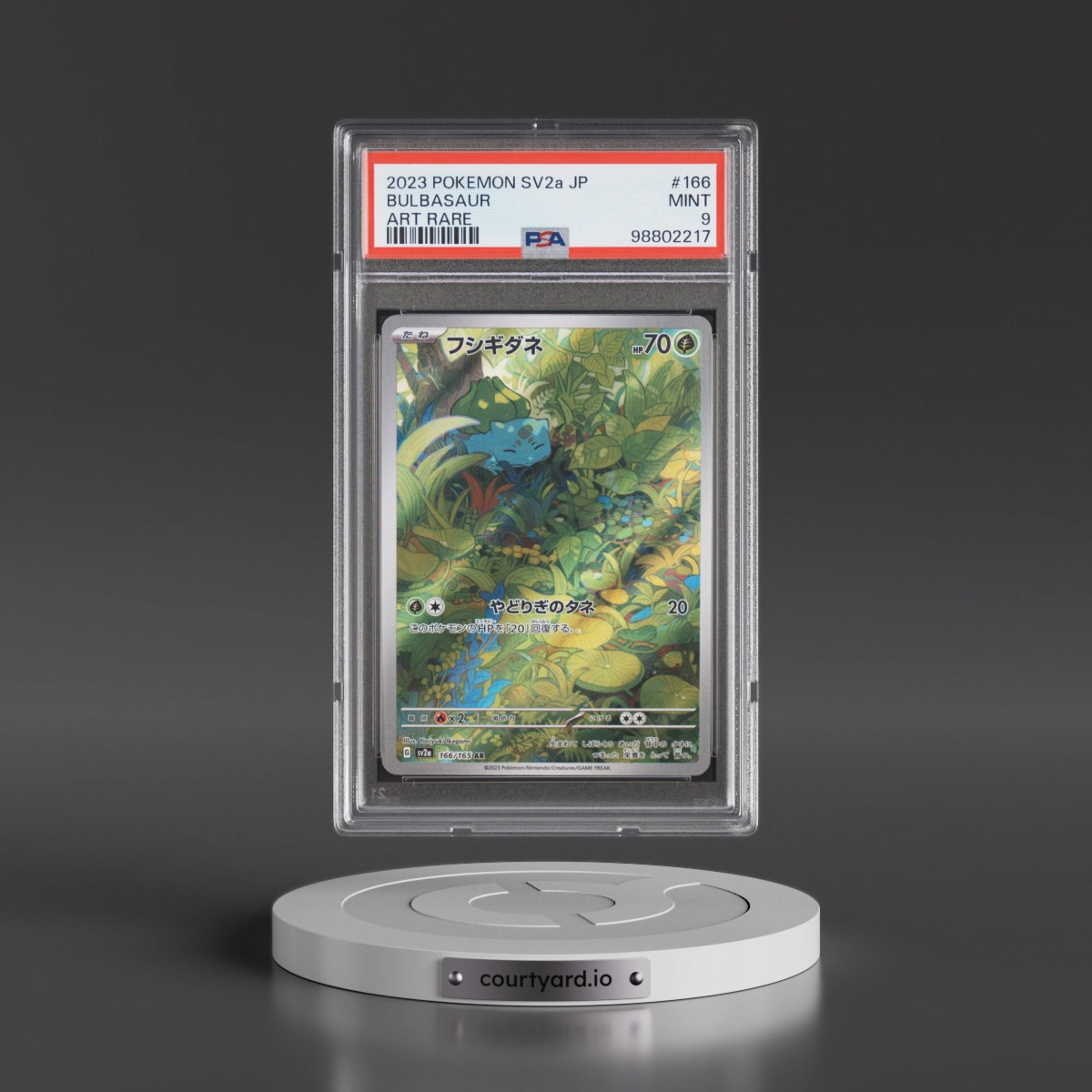 2023 Pokémon Sv2a-Pokémon 151 #166 Bulbasaur - Art Rare (PSA 9 MINT)