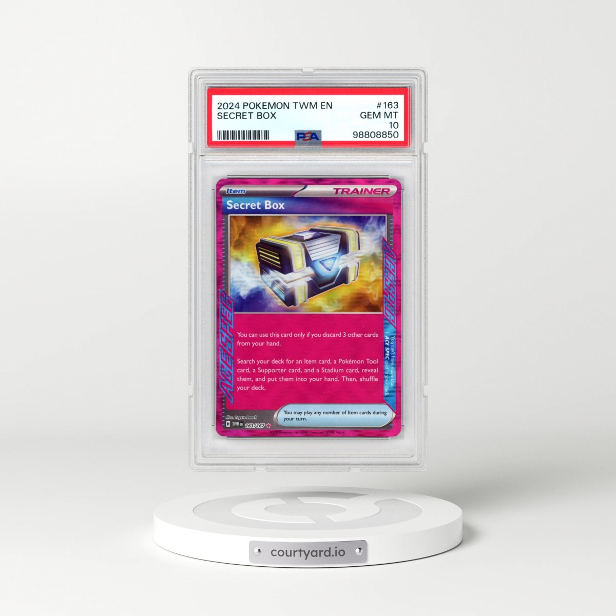 2024 Pokémon Twm EN-Twilight Masquerade #163 Secret Box (PSA 10 GEM MINT)