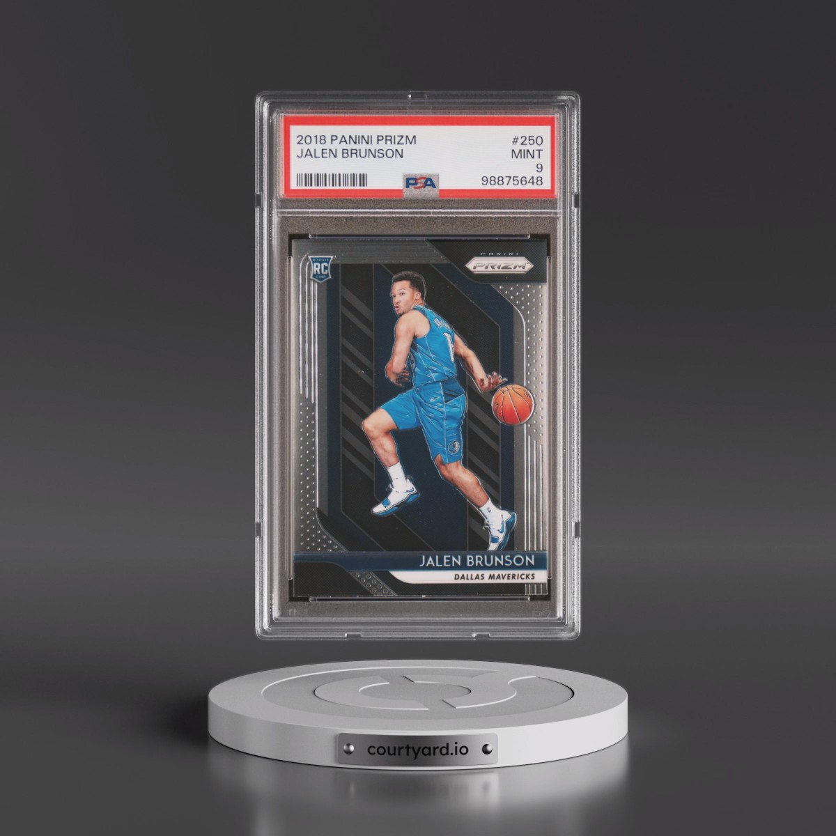 2018 Panini Prizm #250 Jalen Brunson (PSA 9 MINT)