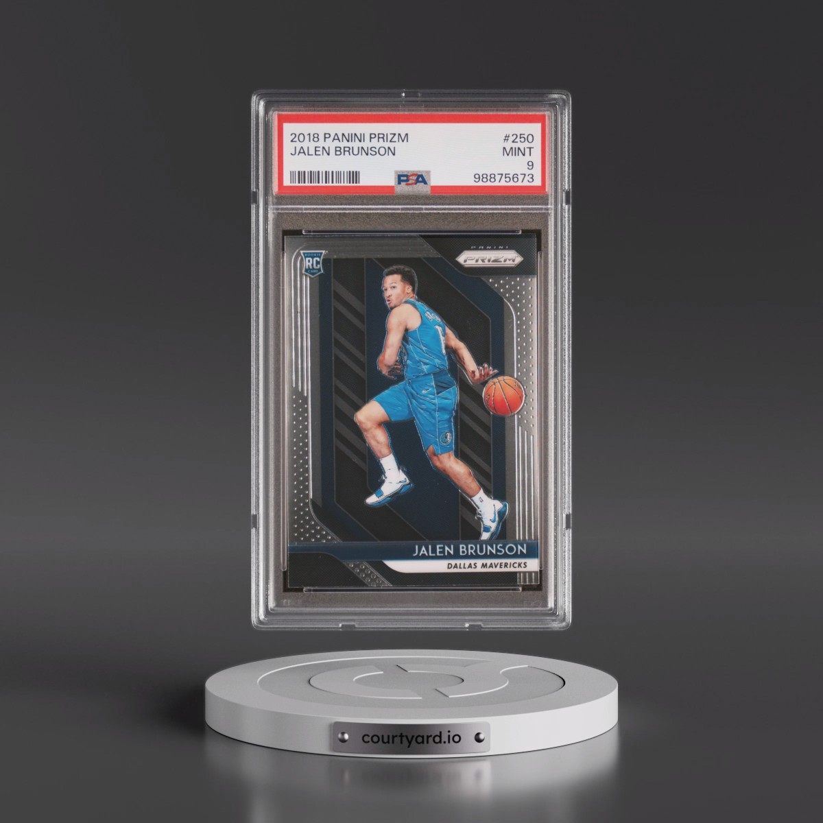 2018 Panini Prizm #250 Jalen Brunson (PSA 9 MINT)