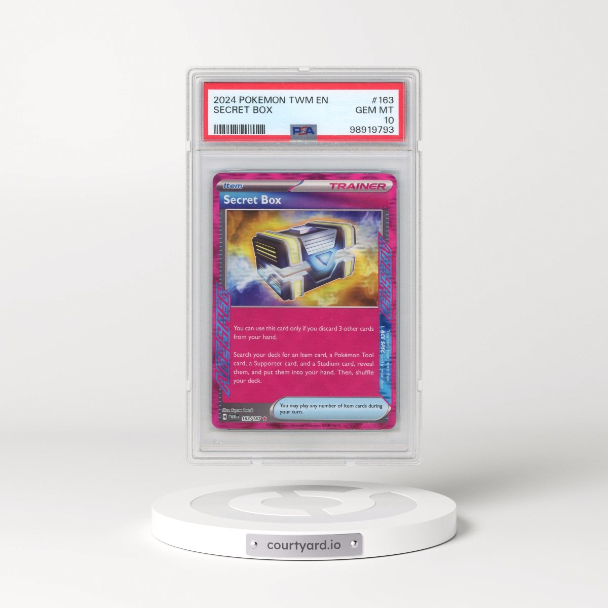 2024 Pokémon Twm EN-Twilight Masquerade #163 Secret Box (PSA 10 GEM MINT)
