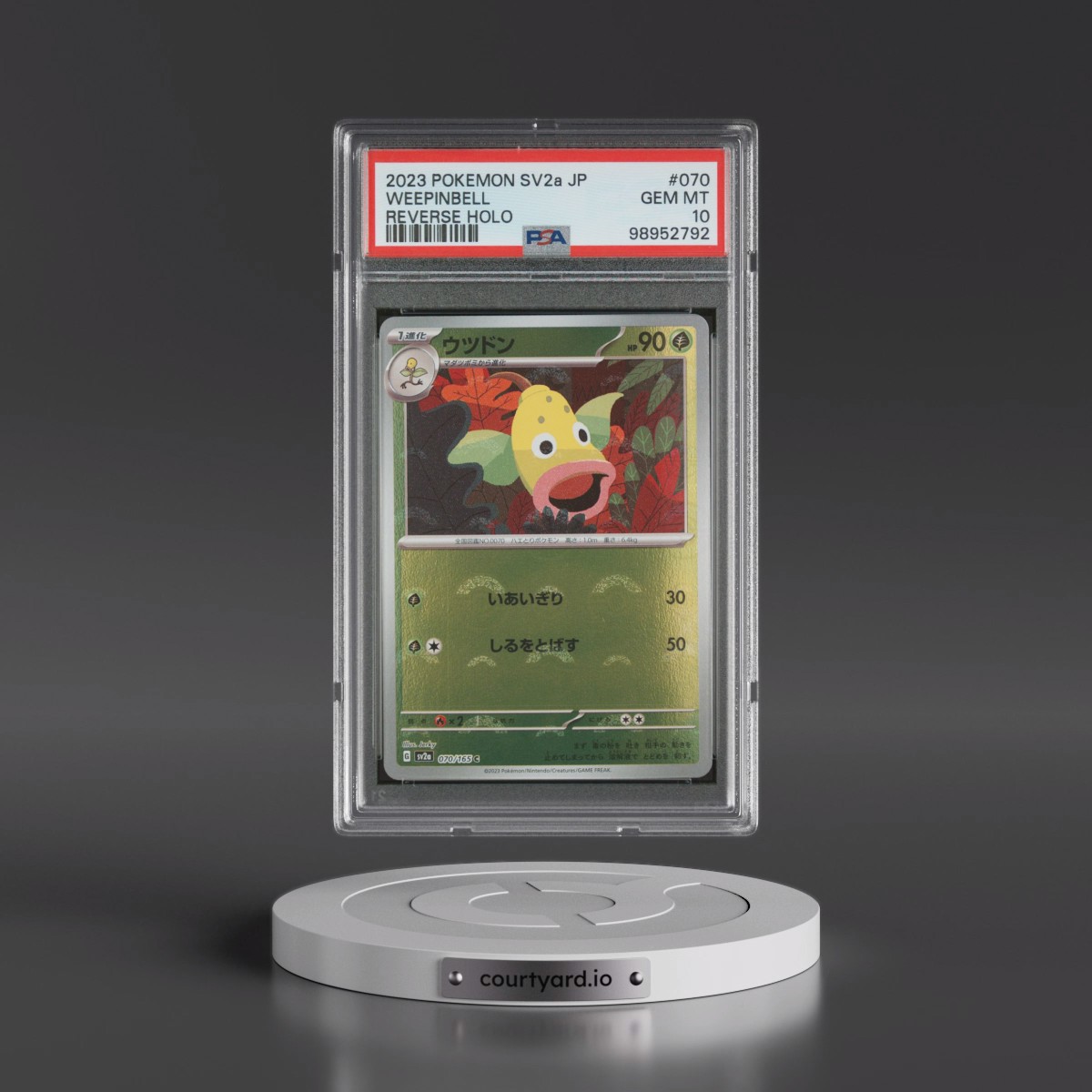 2023 Pokémon Sv2a-Pokémon 151 #070 Weepinbell - Reverse Holo (PSA 10 GEM MINT)