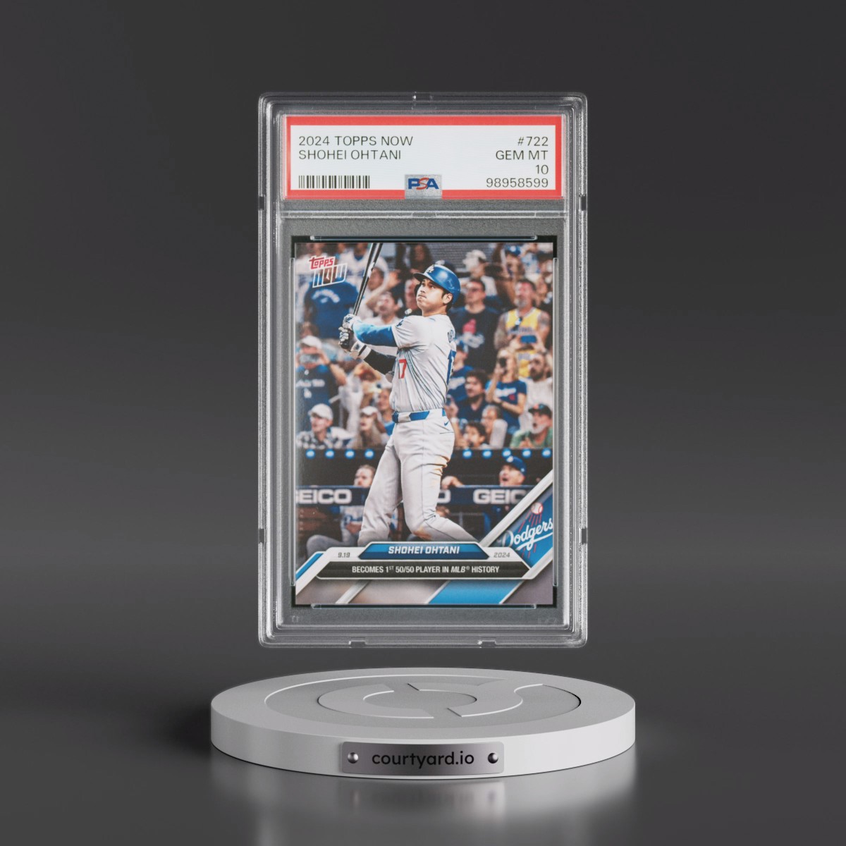 2024 Topps Now Shohei Ohtani #722 PSA 10