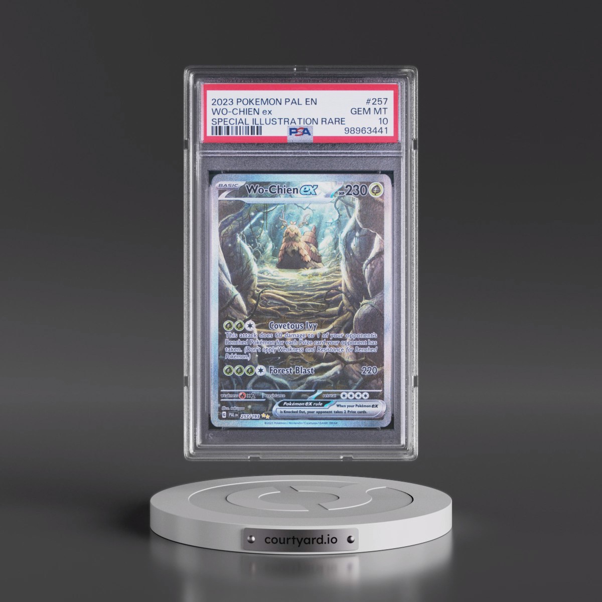 2023 Pokémon Pal EN-Paldea Evolved #257 WO-Chien EX - Holo Special Illustration Rare (PSA 10 GEM MINT)