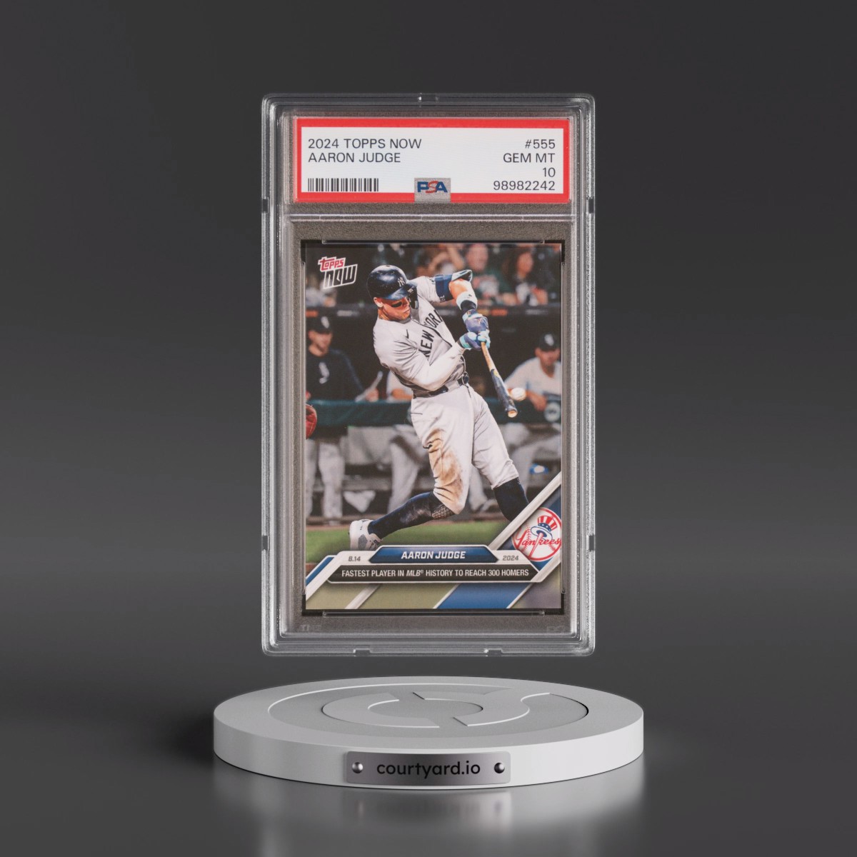 2024 Topps Now #555 Aaron Judge (PSA 10 GEM MINT)