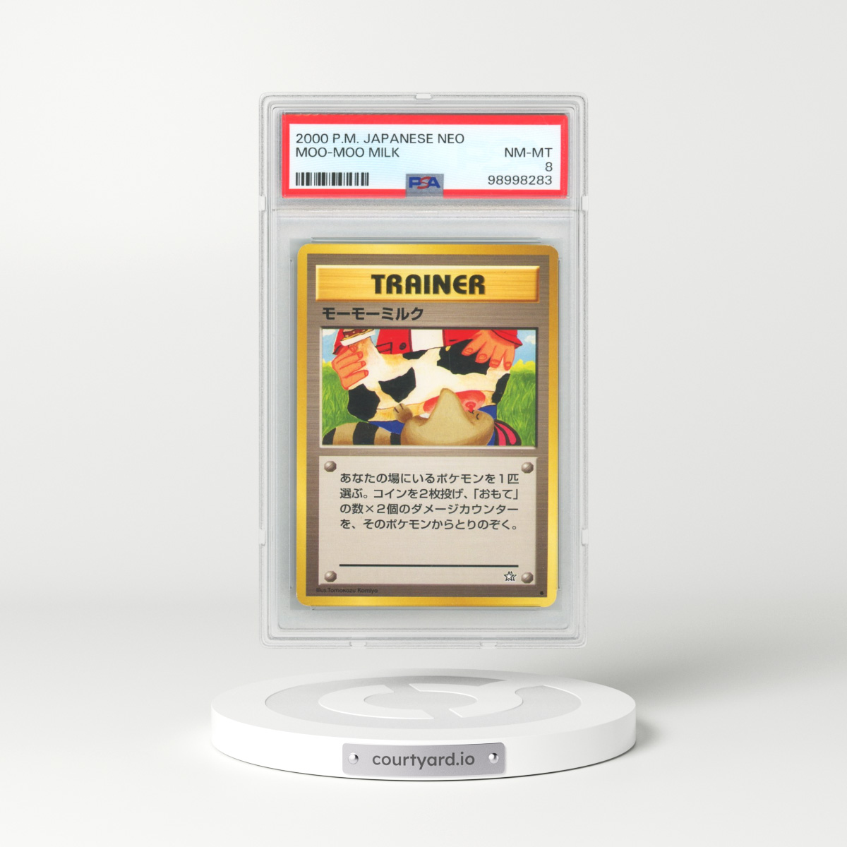 2000 Pokémon Neo Moo-Moo Milk (PSA 8 NM-MT)