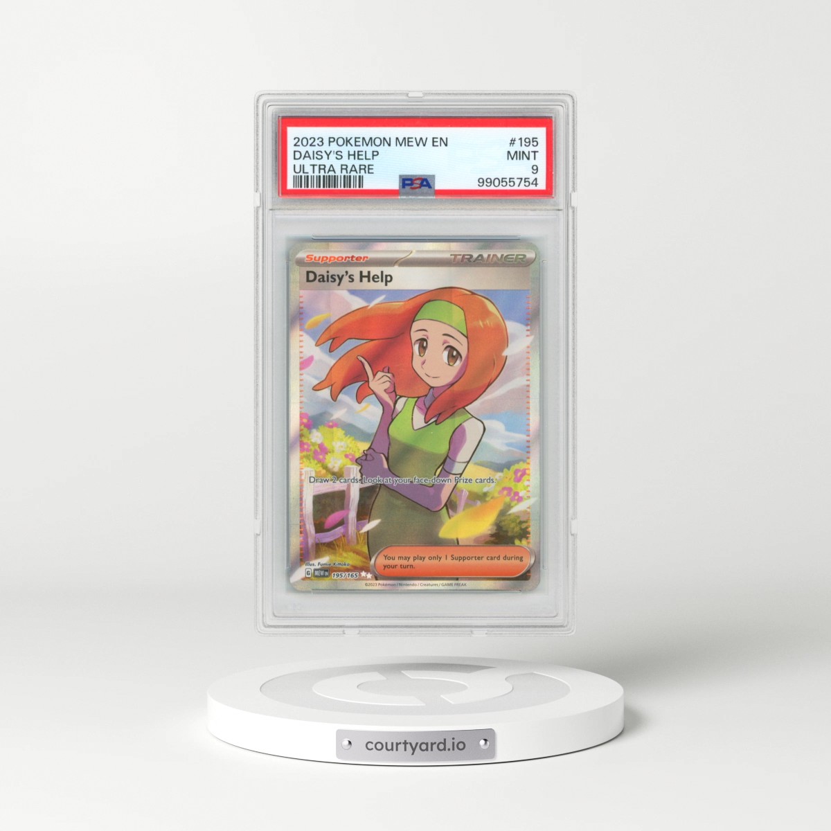 2023 Pokémon Mew EN-151 #195 Daisy's Help - Ultra Rare (PSA 9 MINT)