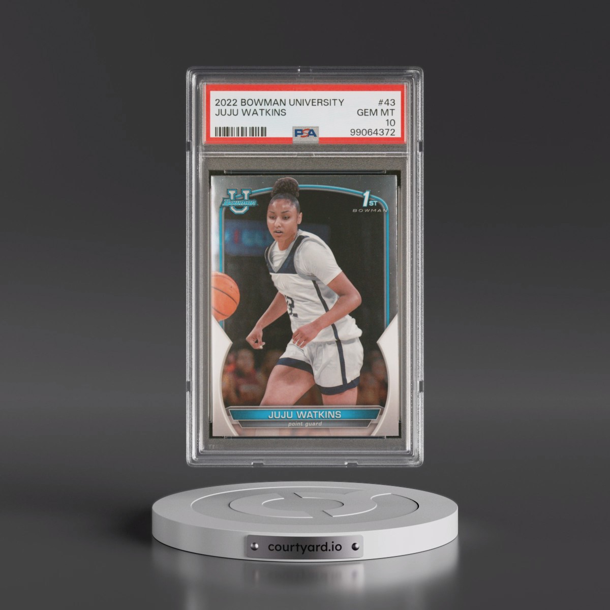 2022 Bowman Chrome University #43 Juju Watkins (PSA 10 GEM MINT)