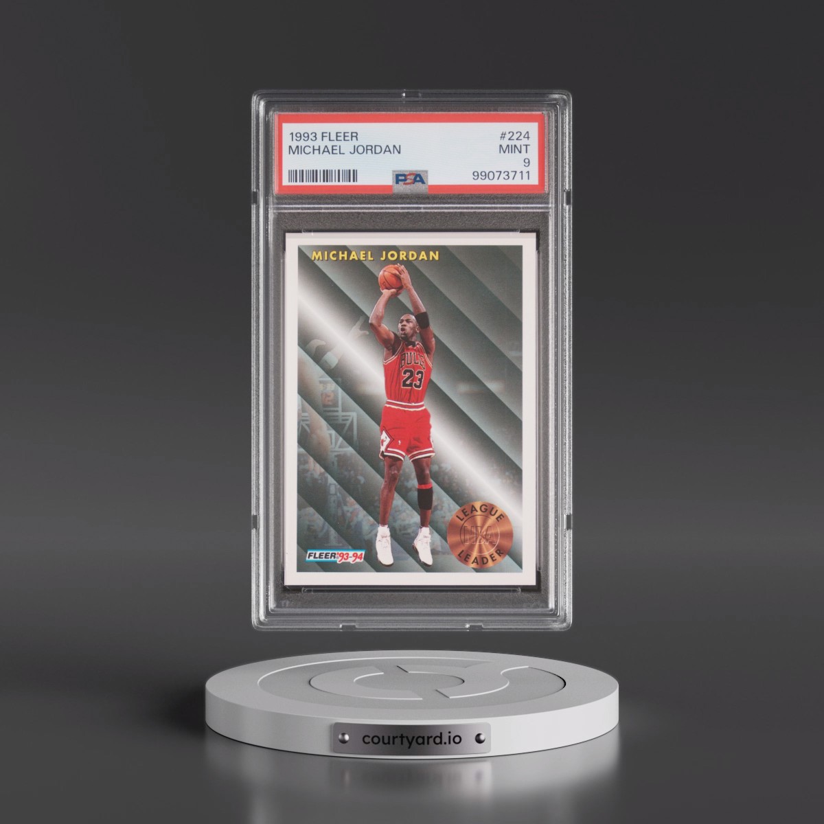1993 Fleer #224 Michael Jordan (PSA 9 MINT)