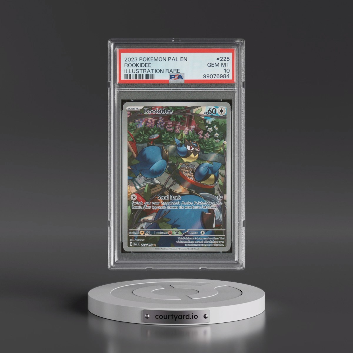 2023 Pokémon Pal EN-Paldea Evolved #225 Rookidee - Illustration Rare (PSA 10 GEM MINT)