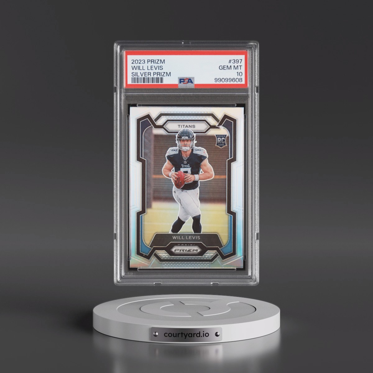 2023 Panini Prizm Will Levis - Silver Prizm #397 PSA 10
