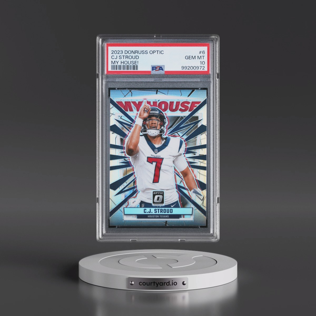 2023 Panini Donruss Optic My House! #6 CJ Stroud (PSA 10 GEM MINT)