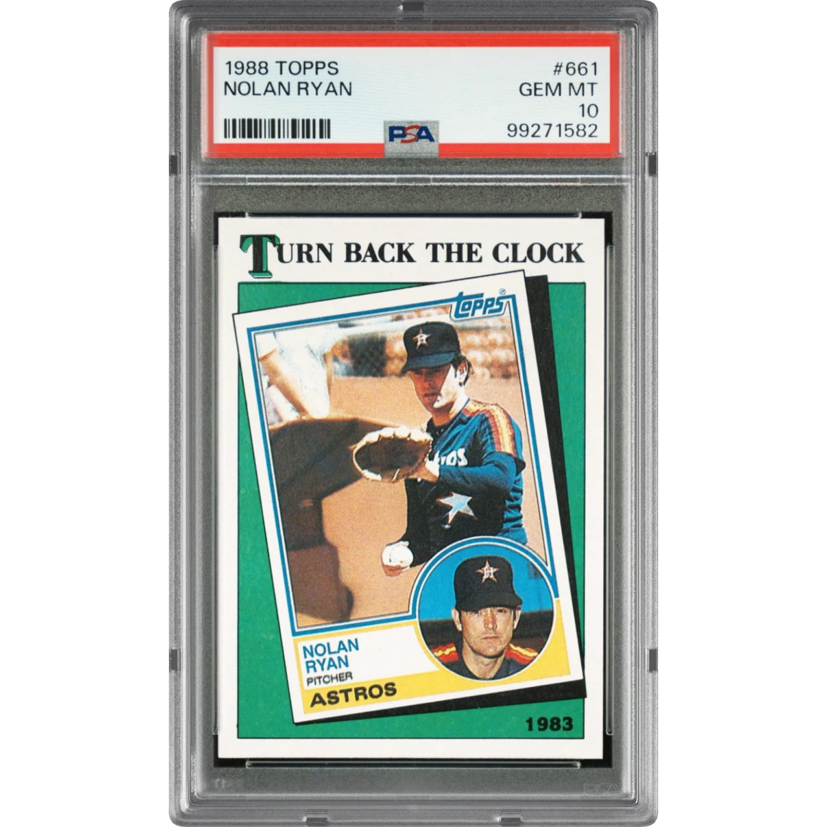 1988 Topps #661 Nolan Ryan (PSA 10 GEM MINT)