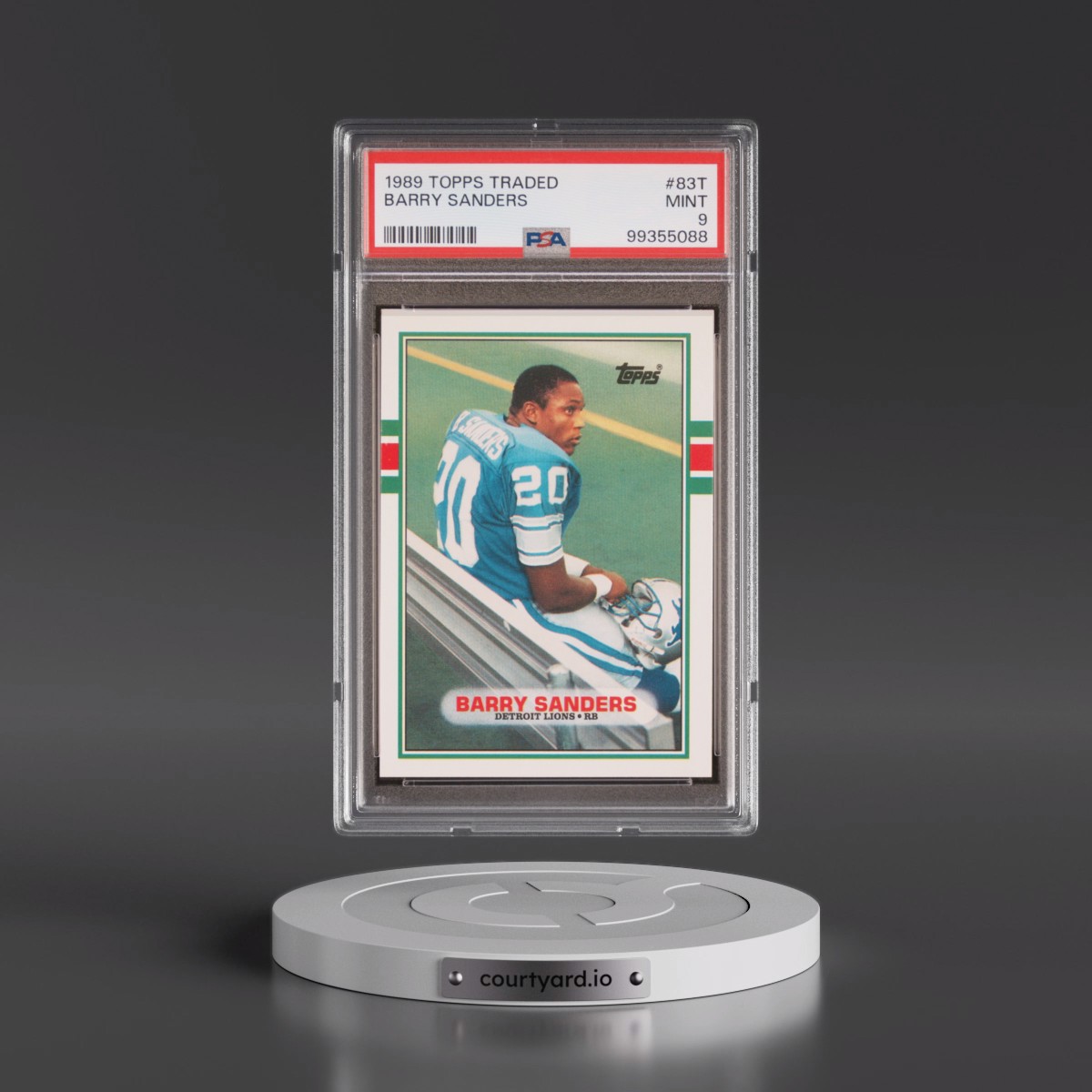 1989 Topps Traded Barry Sanders #83T PSA 9