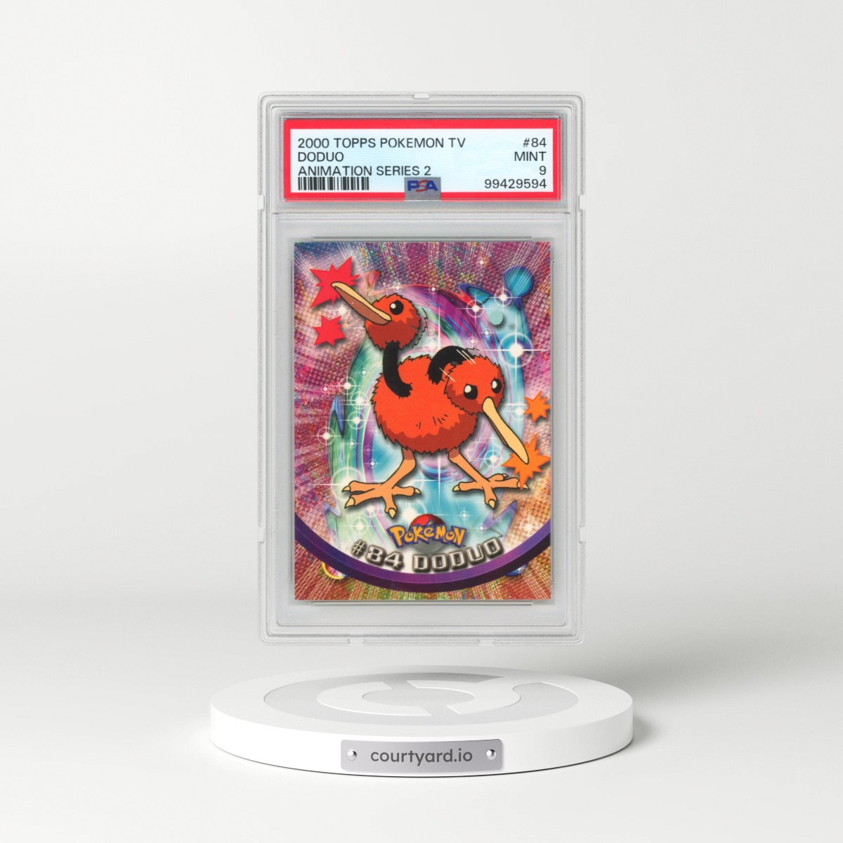 2000 Topps Pokémon TV Animation Series 2 #84 Doduo (PSA 9 MINT)