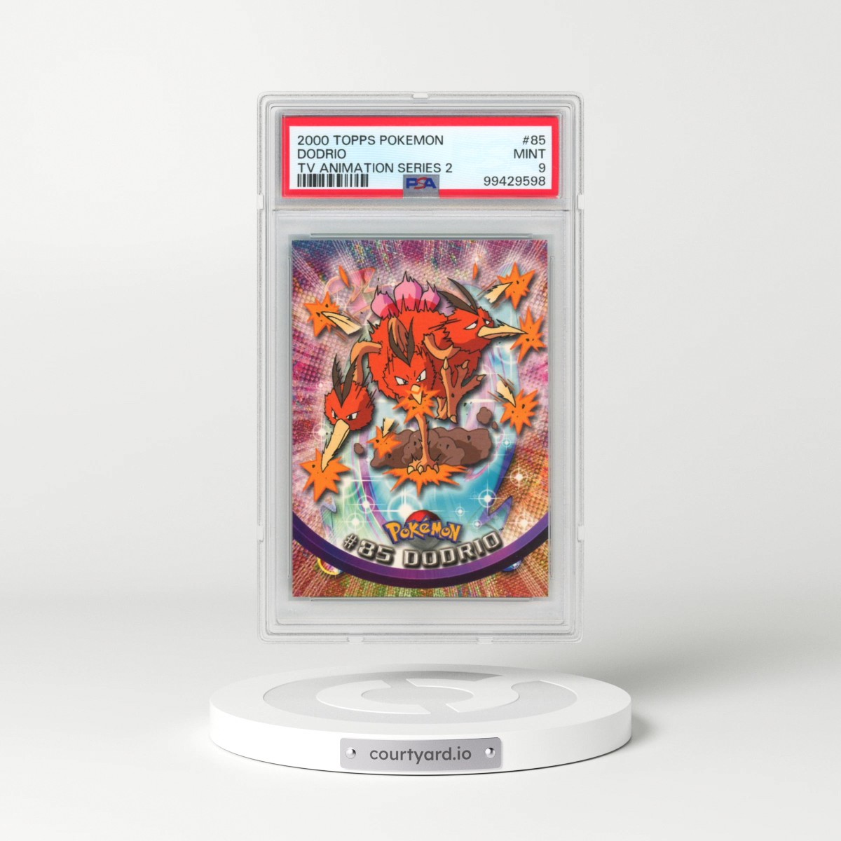 2000 Topps Pokémon TV Animation Series 2 #85 Dodrio (PSA 9 MINT)