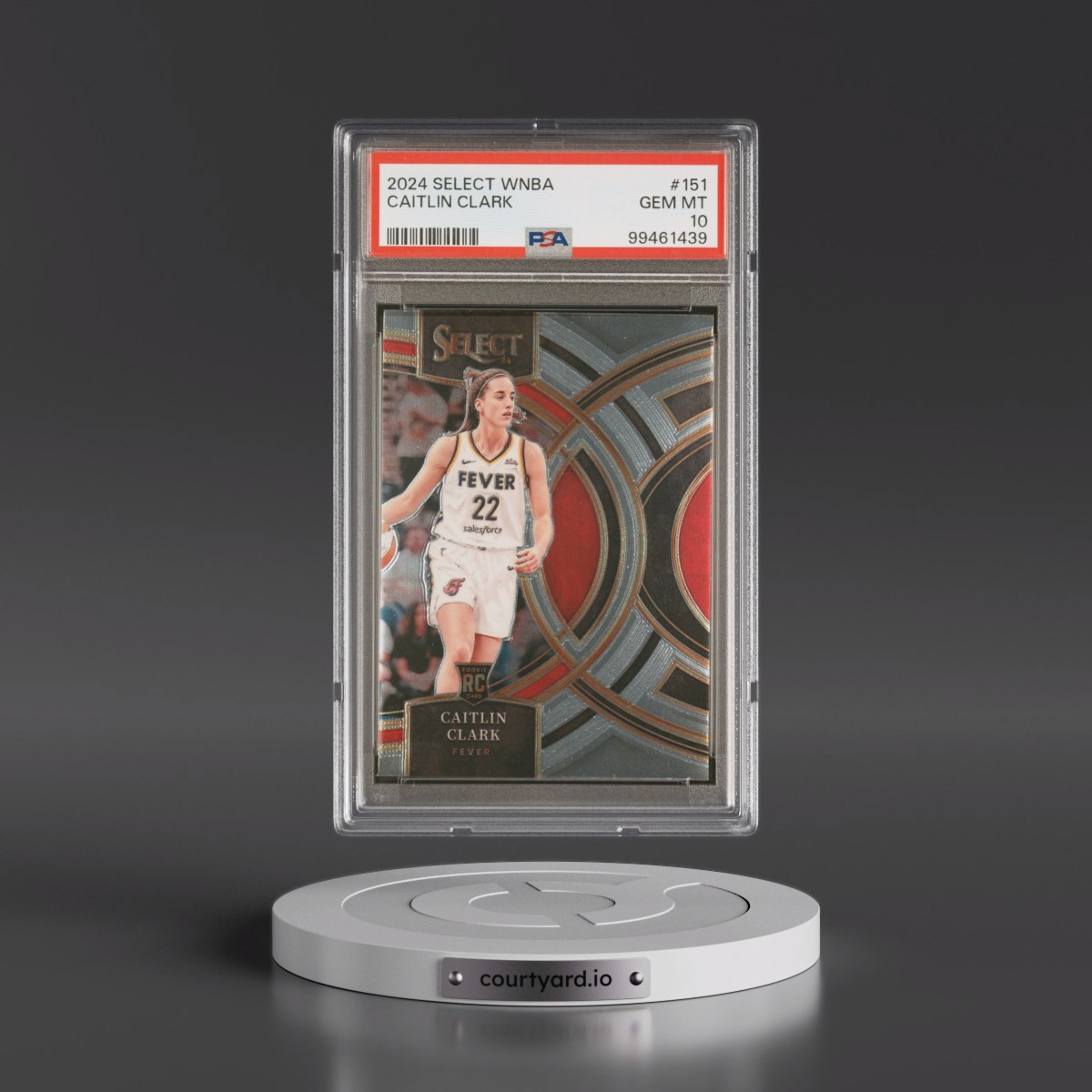 2024 Panini Select WNBA #151 Caitlin Clark (PSA 10 GEM MINT)