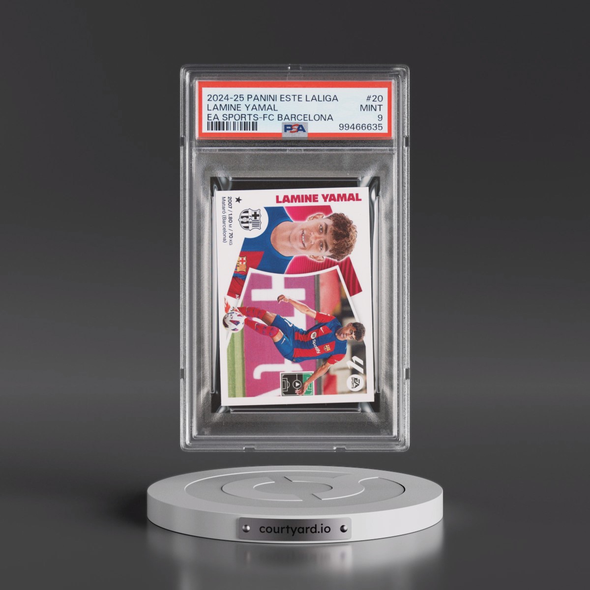 2024 Panini Este Laliga EA Sports #20 Lamine Yamal - FC Barcelona (PSA 9 MINT)