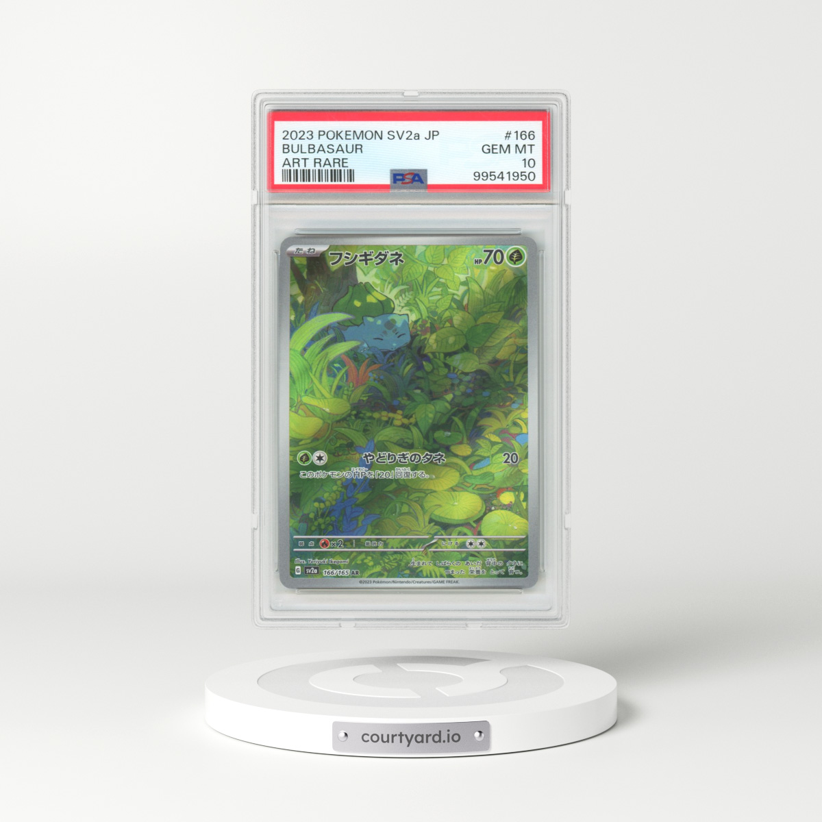 2023 Pokémon Sv2a-Pokemon 151 #166 Bulbasaur - Art Rare (PSA 10 GEM MINT)