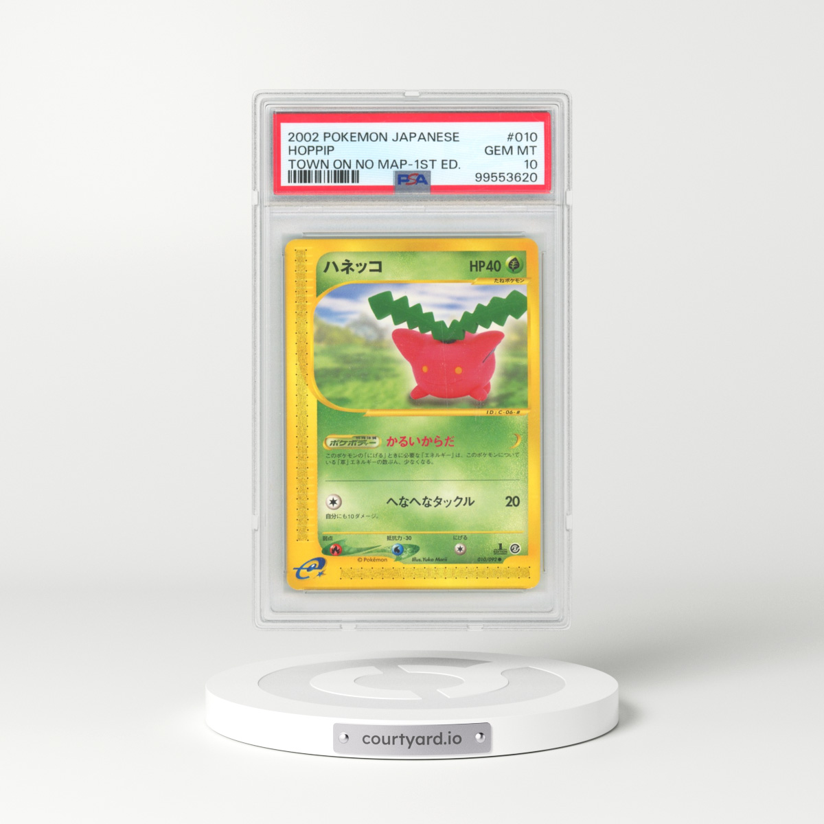 2002 Pokémon the Town on No Map #010 Hoppip - 1st Edition (PSA 10 GEM MINT)