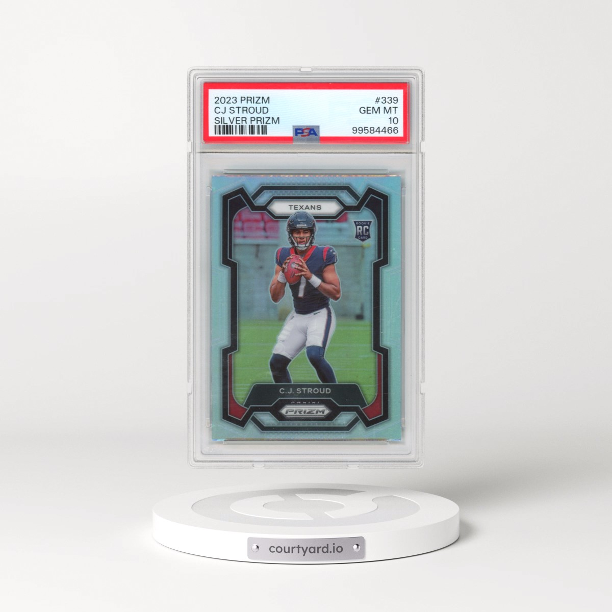 2023 Panini Prizm CJ Stroud - Silver Prizm #339 PSA 10