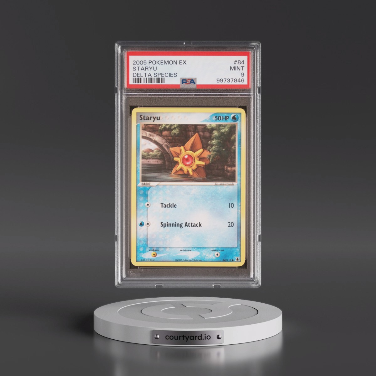 2005 Pokémon EX Delta Species #84 Staryu (PSA 9 MINT)