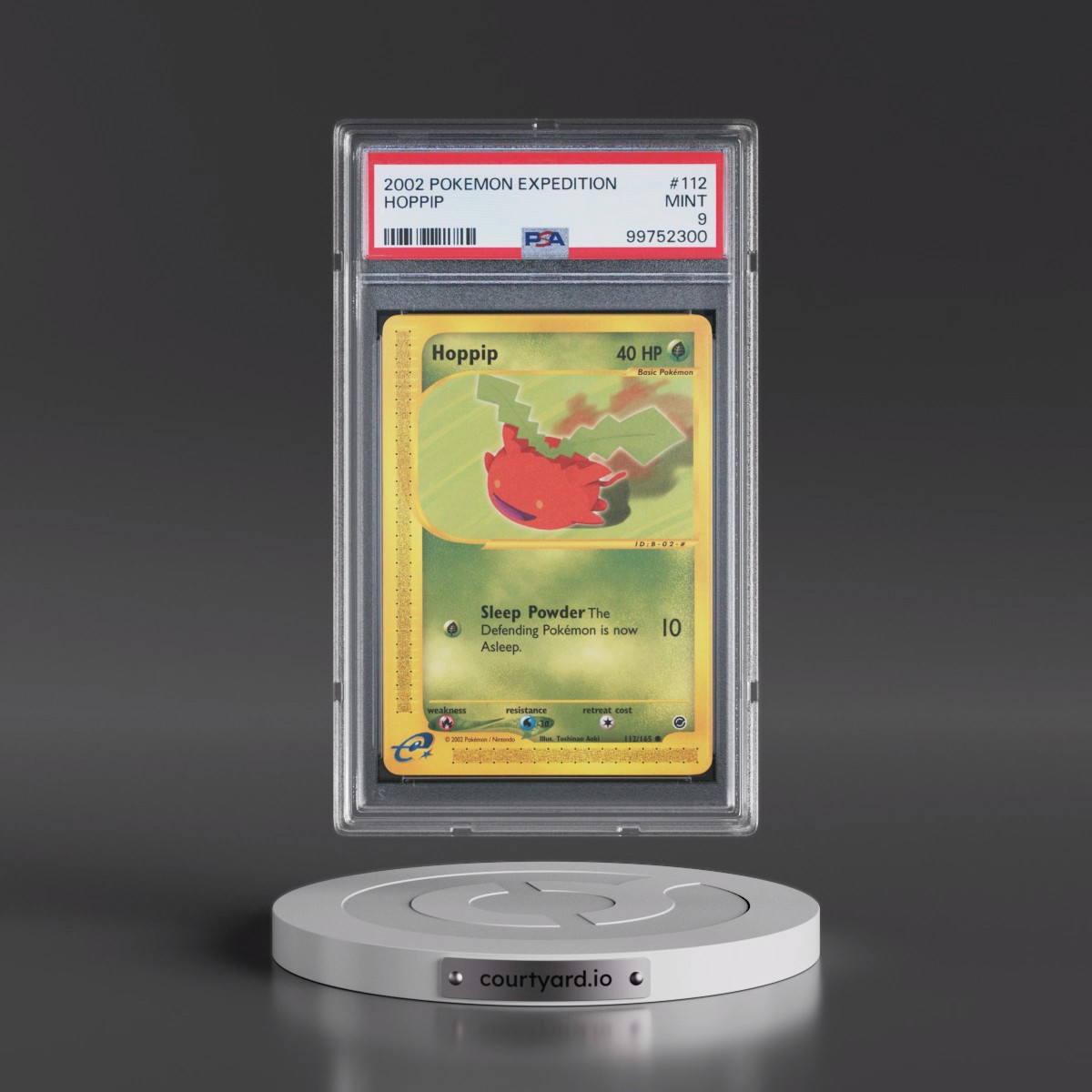 2002 Pokémon Expedition #112 Hoppip (PSA 9 MINT)