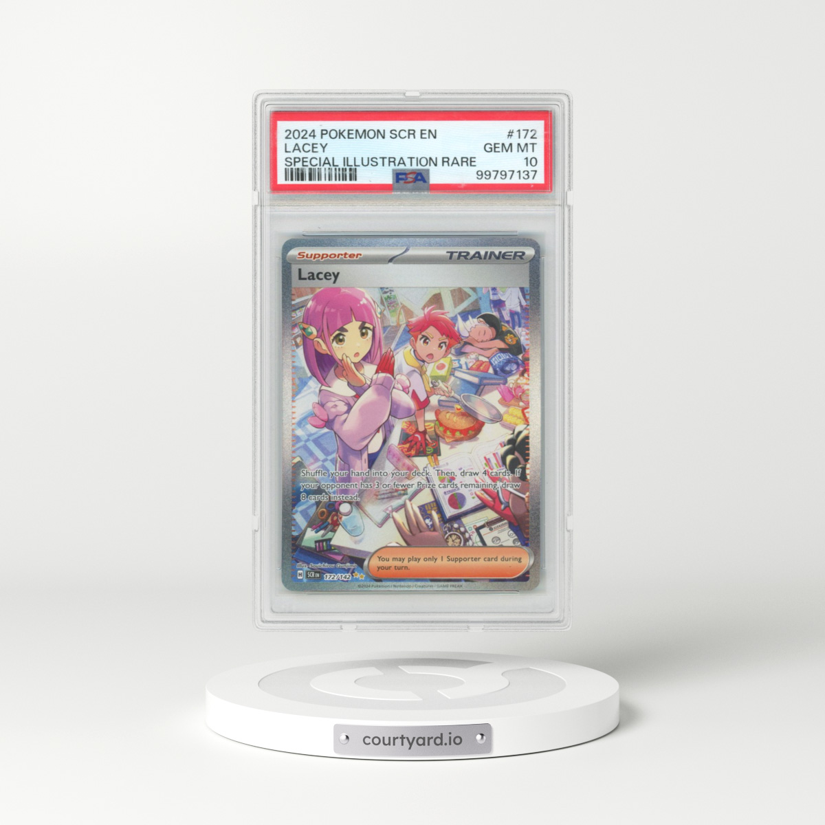 2024 Stellar Crown - SCR EN #172 Lacey - Special Illustration Rare (PSA 10 GEM MINT)