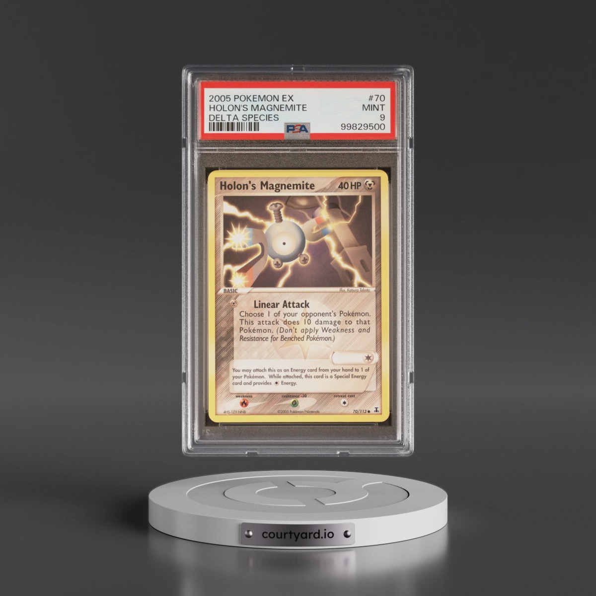 2005 Pokémon EX Delta Species #70 Holon's Magnemite (PSA 9 MINT)