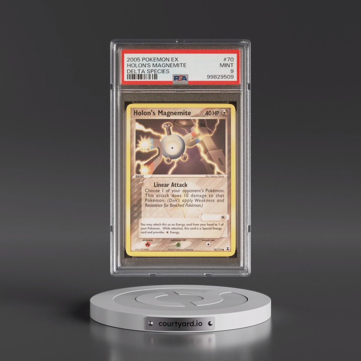 2005 Pokémon EX Delta Species #70 Holon's Magnemite (PSA 9 MINT)