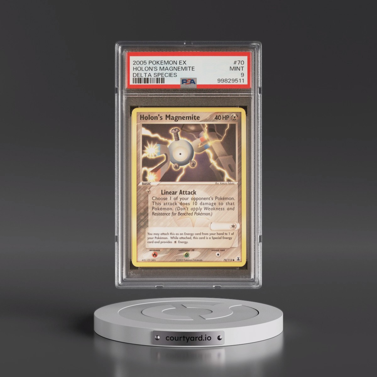 2005 Pokémon EX Delta Species #70 Holon's Magnemite (PSA 9 MINT)