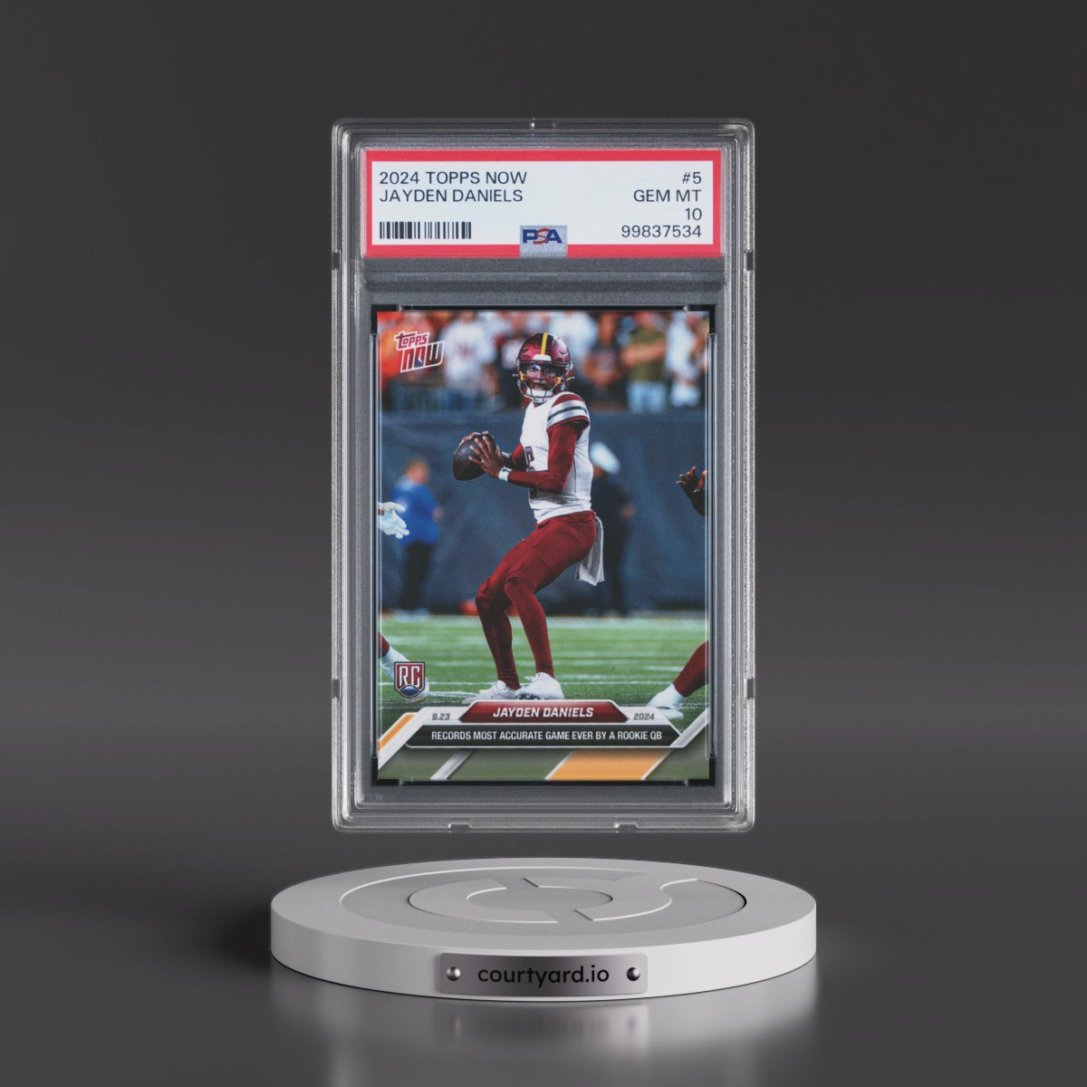 2024 Topps Now #5 Jayden Daniels (PSA 10 GEM MINT)