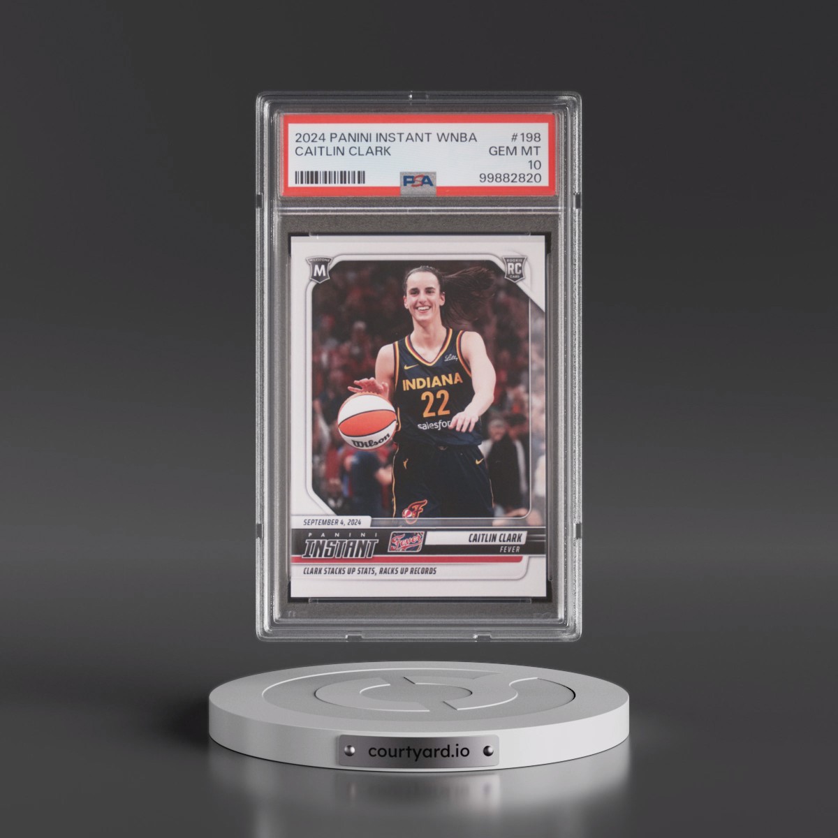 2024 Panini Instant WNBA #198 Caitlin Clark (PSA 10 GEM MINT)