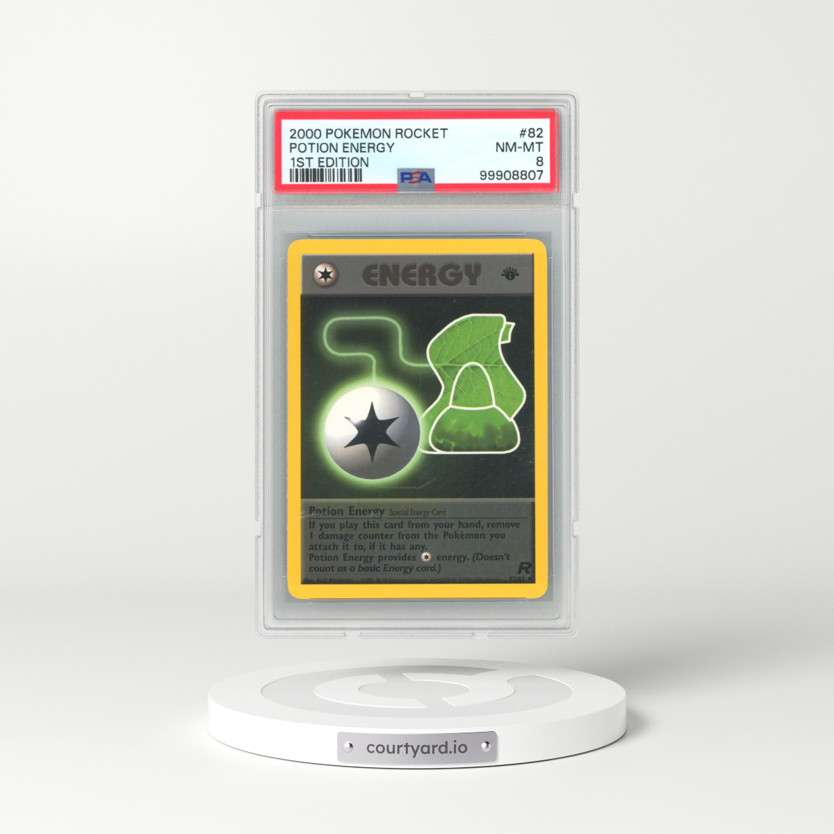 2000 Team Rocket #82 Potion Energy - 1st Edition (PSA 8 NM-MT)