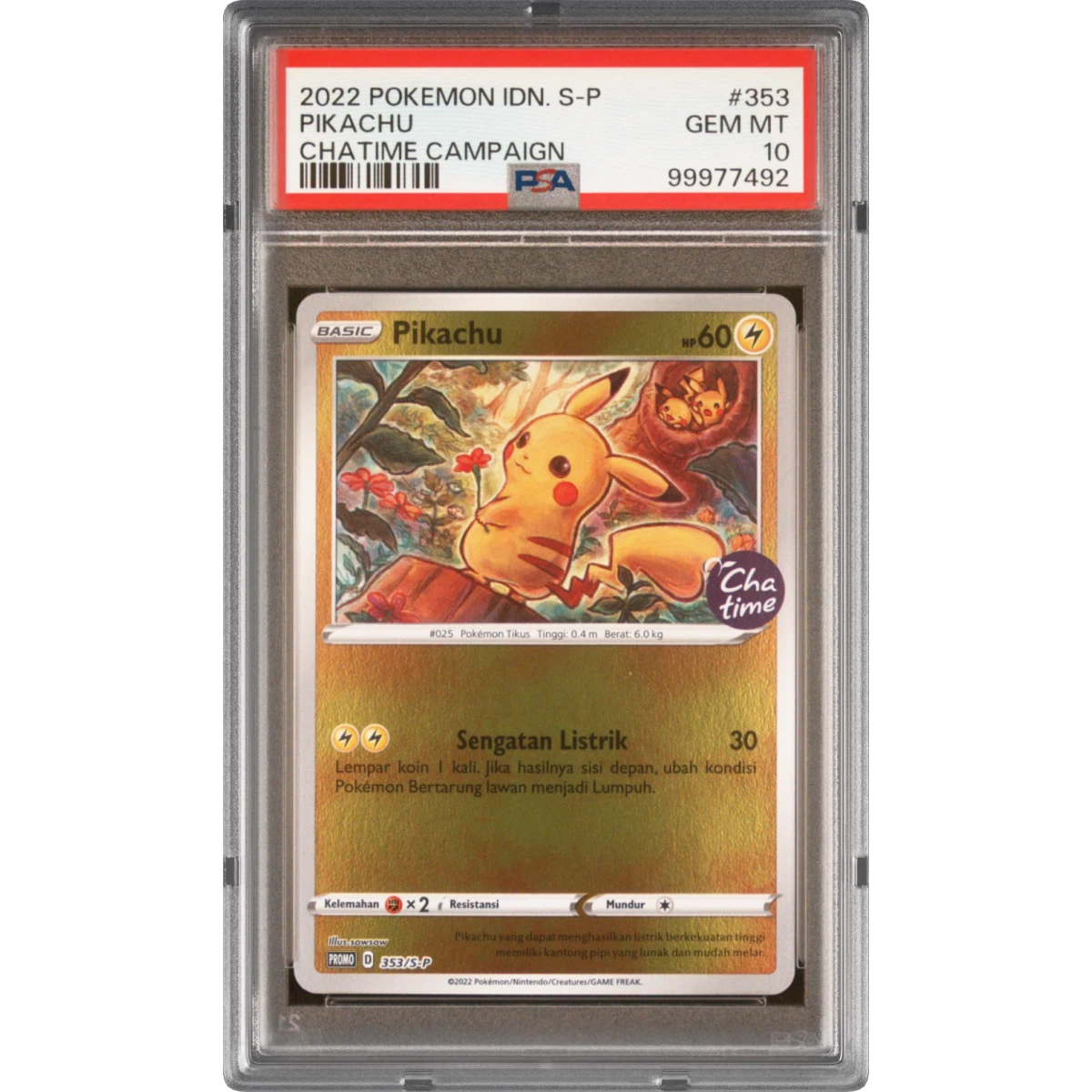 Pikachu card artwork