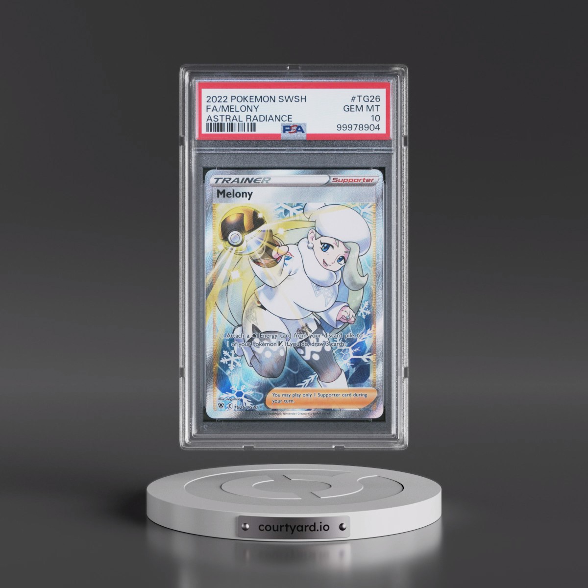 2022 Pokémon Sword & Shield Astral Radiance #TG26 Melony - Full Art (PSA 10 GEM MINT)