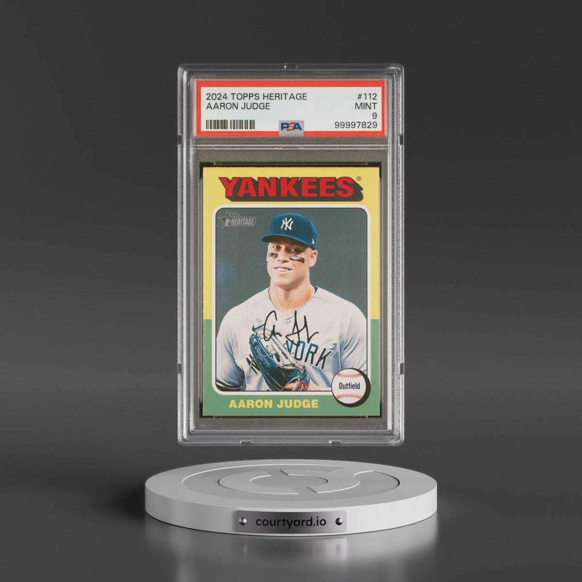 2024 Topps Heritage #112 Aaron Judge (PSA 9 MINT)