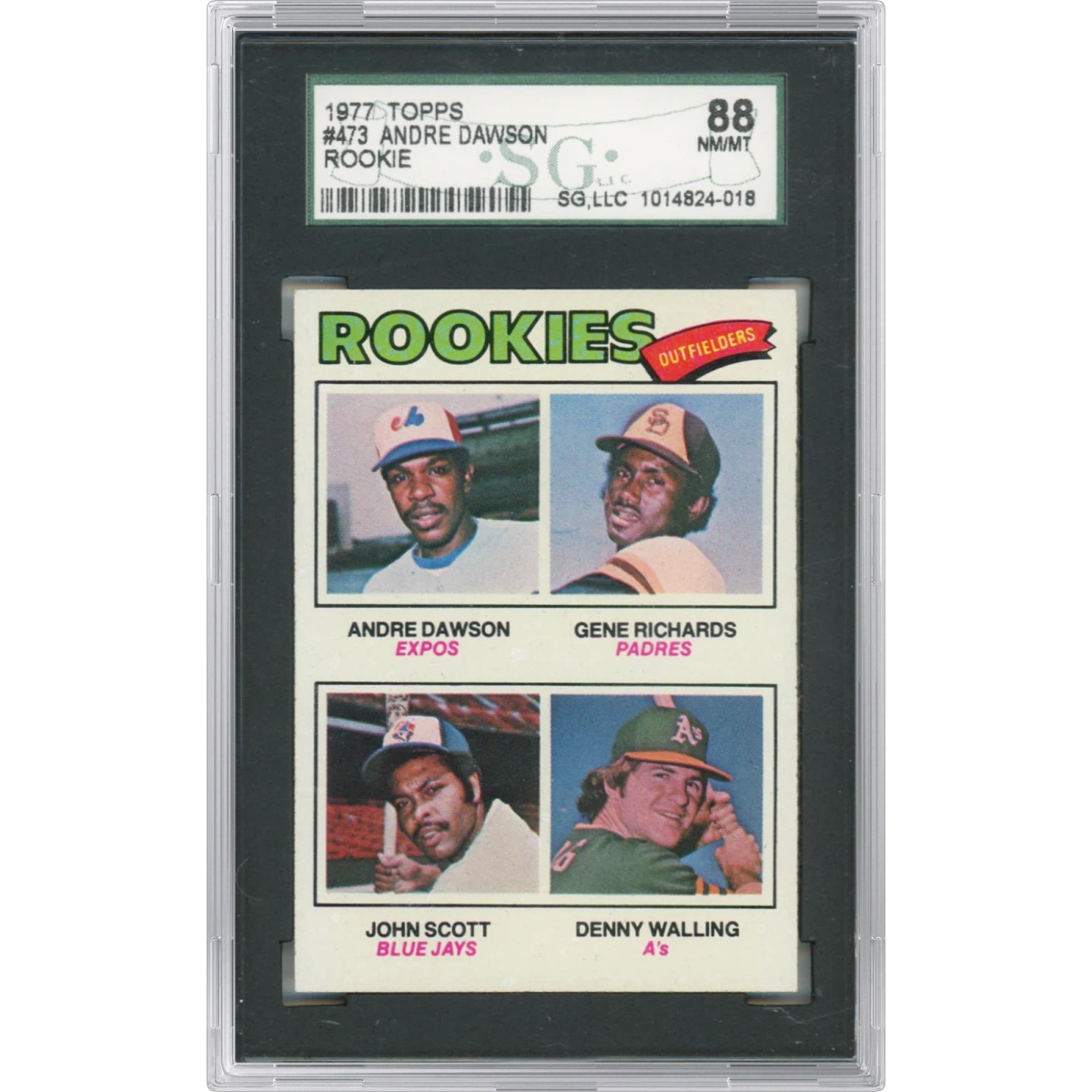 1977 Topps #473 Andre Dawson (SGC 8 NM-MT)