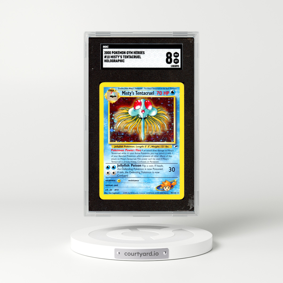 2000 Pokémon Gym Heroes #10 Misty's Tentacruel - Holographic (SGC 8 NM-MT)