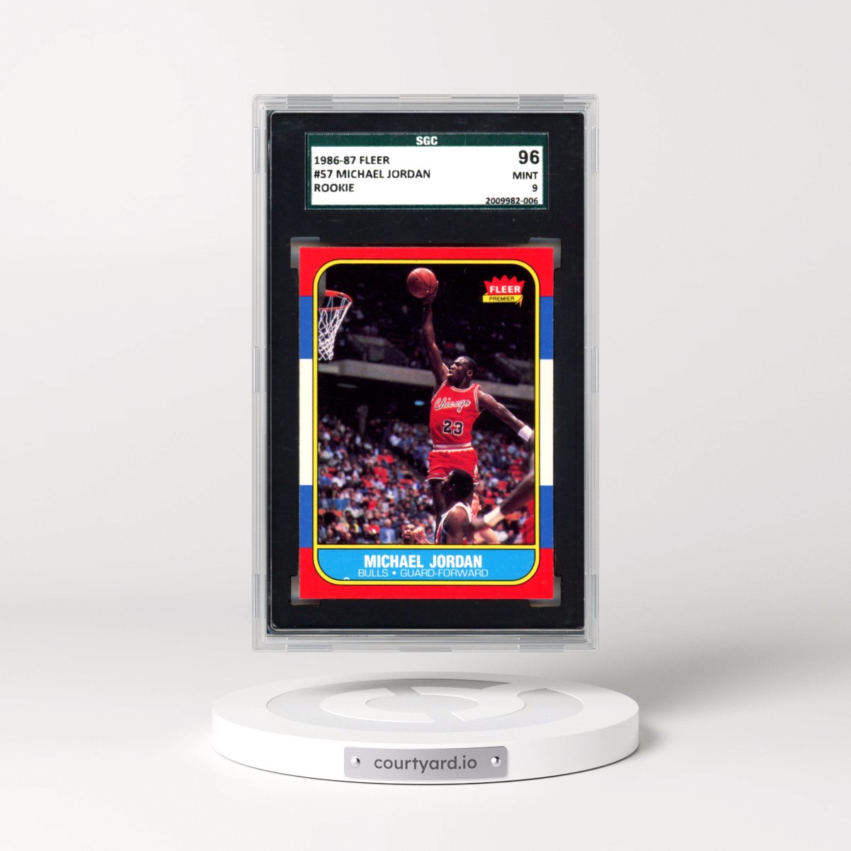 1986 Fleer #57 Michael Jordan (SGC 9 MINT)